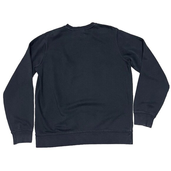 Classic Nike Sweatshirt Mens Large Black White Check Embroidered Sweater Y2K - Picture 2 of 5